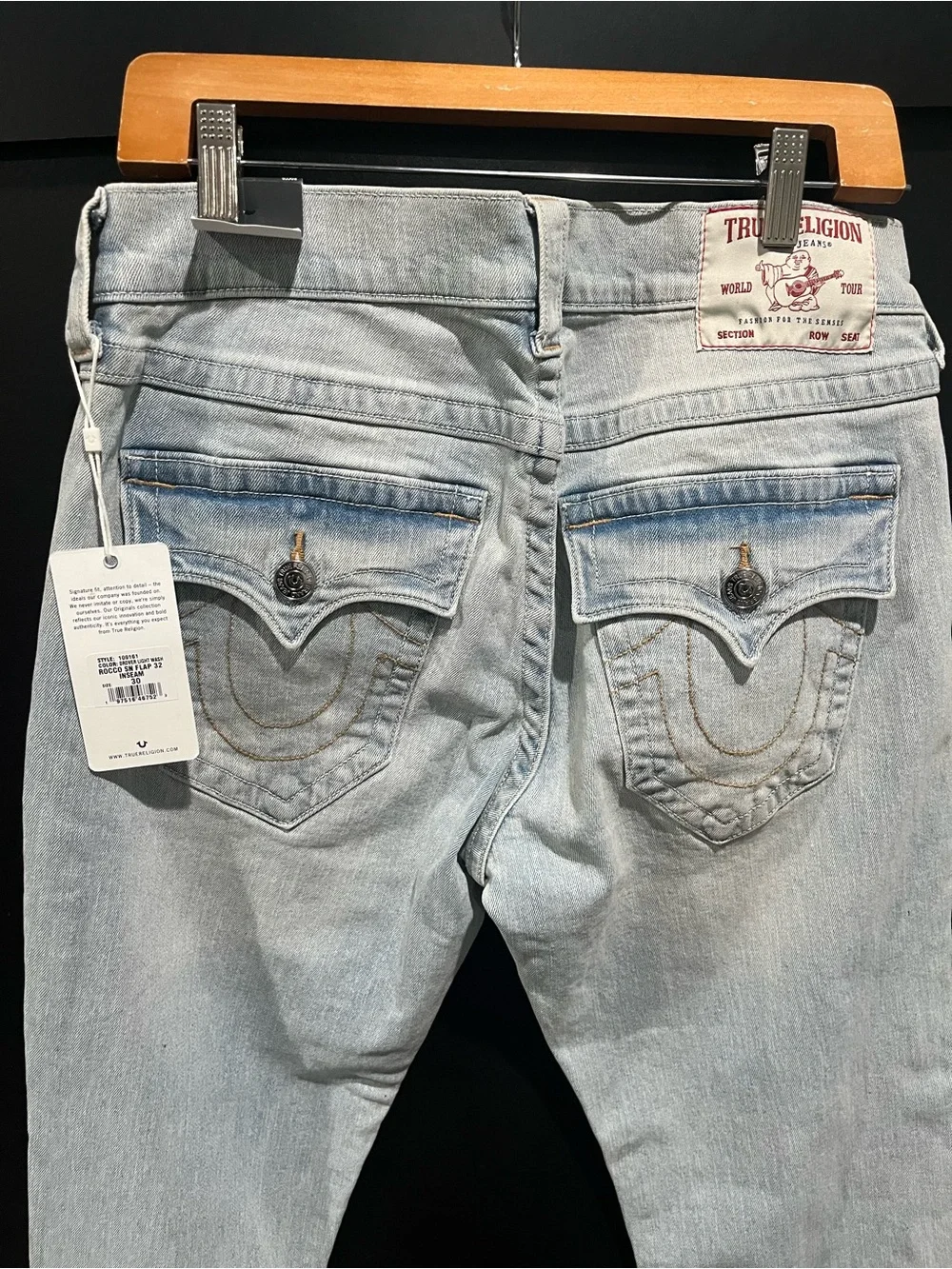 True Religion Light Wash Skinny Jeans